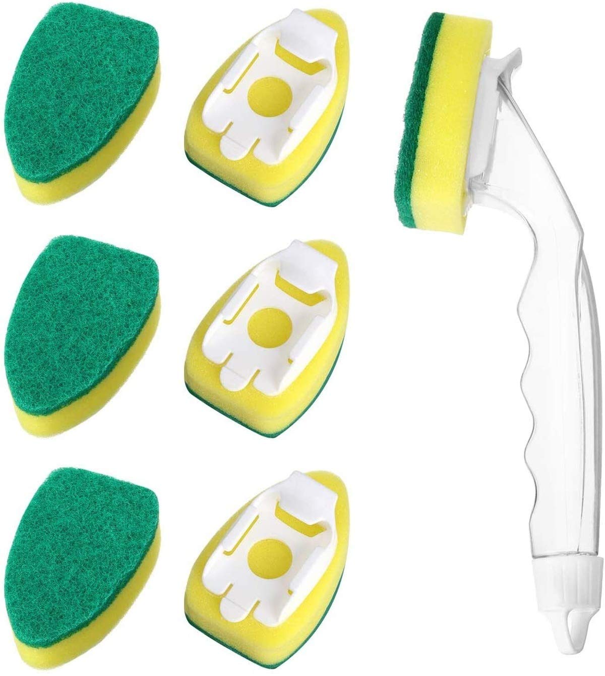 Amazon｜スポンジヘッドを交換するための頑丈な食器洗いスティック